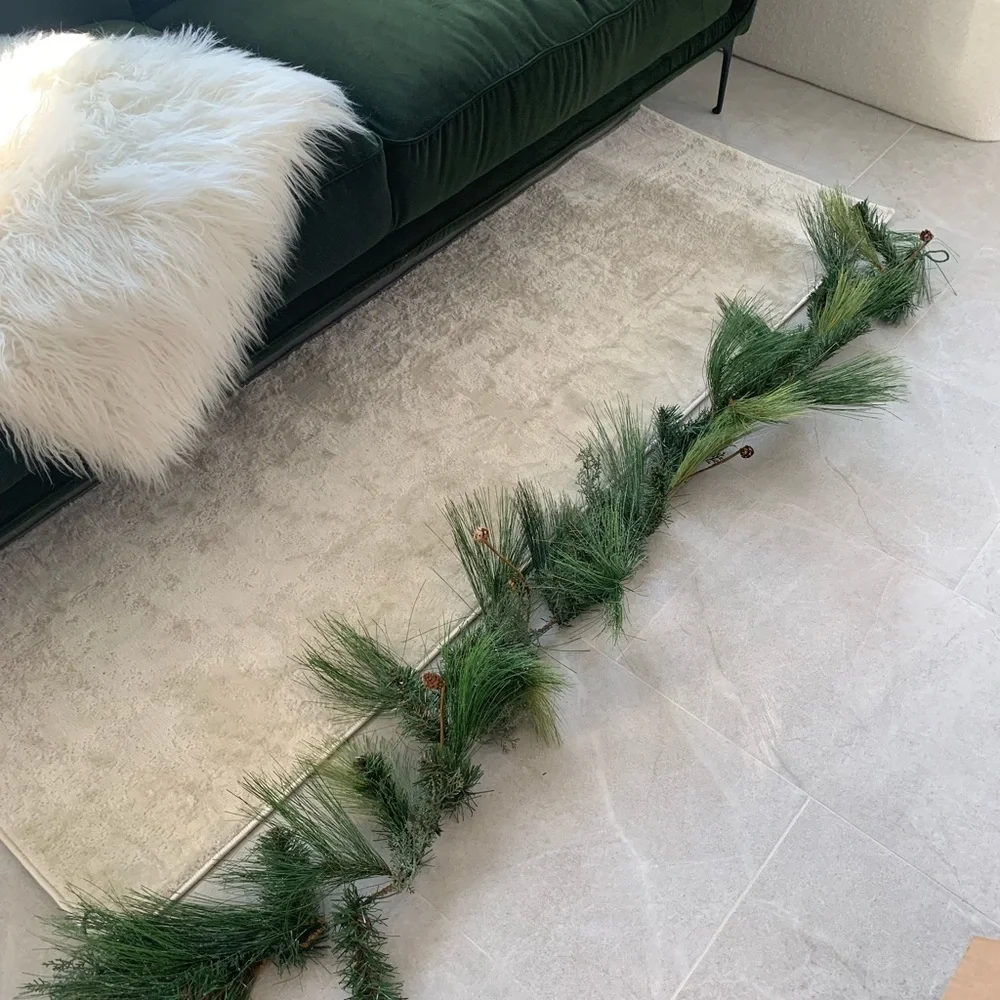 Threshold pine glitter pine code 6ft garland
